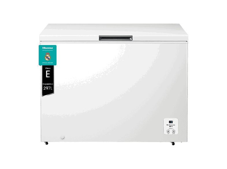 Hisense FT386D4AWLYE, 84.7 cm, 297 l, Función Dual, Bordes suaves, Blanco