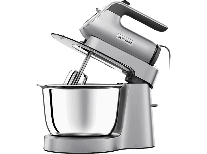 Kenwood HMP54.000SI, 650 W, Capacidad de 3.5 l, Mango SureGrip, Cuenco giratorio, Plata