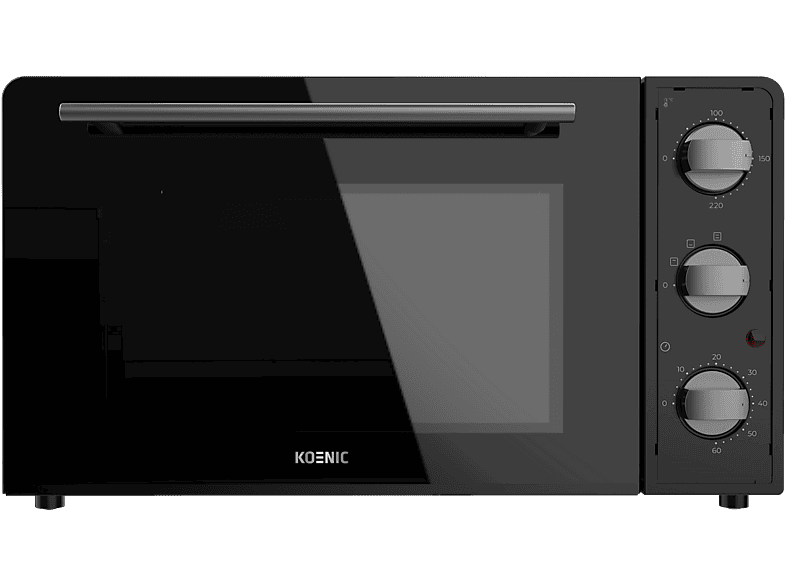 KOENIC KMO 28525, 1500 W, 28l, Temporizador, Negro