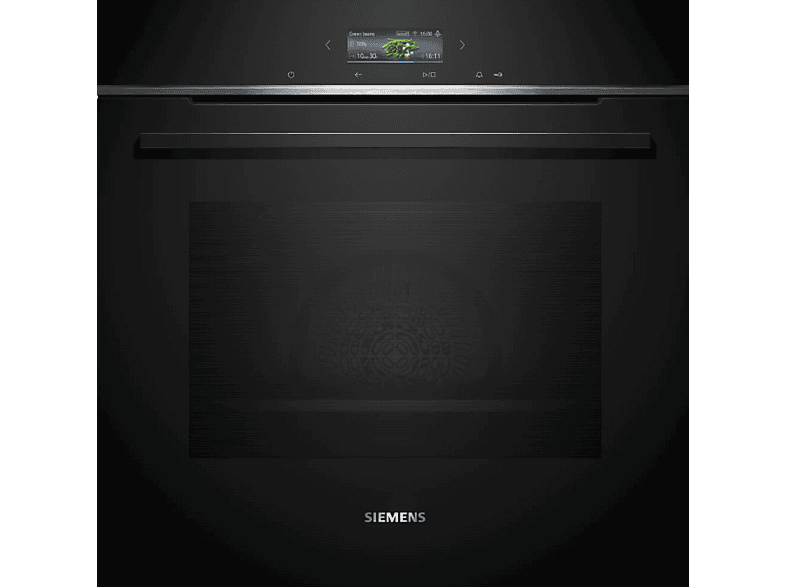 Siemens HB734G1B1, Convencional, Liempieza hidrolítica, 71 l, Perfect Cooking 3D, ome Connect , 59.4 cm, Negro