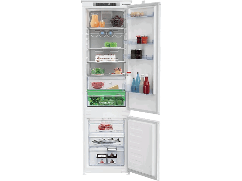 Beko BCNA306E4SN, No Frost, 193.5 cm, 306 l, Sin panelar