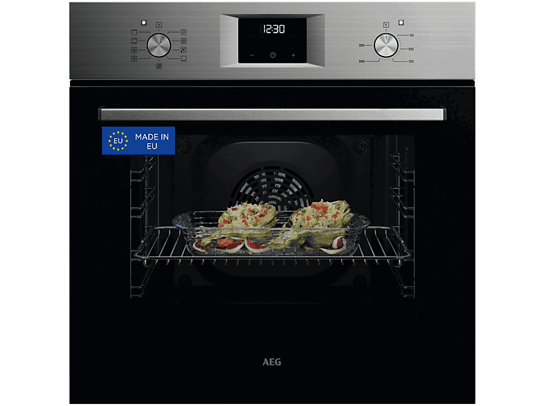 AEG OU5AB21CM, Multifunción, Limpieza por agua, 65 l, Función Grill, 60 cm, Inox Antihuellas