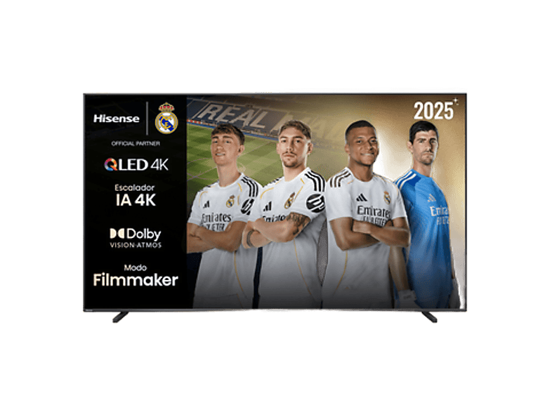 Hisense 98E7Q, UHD 4K, Quad Core/MT9603, IA 4K Upscaler, Modo Juego Plus, Sensor de luz, Negro