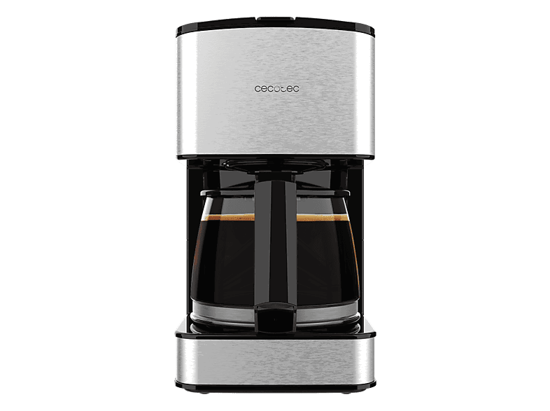 Cecotec Coffee 56 Drop, 800 W, 6 tazas, Tecnologia ExtremeAroma, Acabado en acero inoxidable, ml, Multicolor