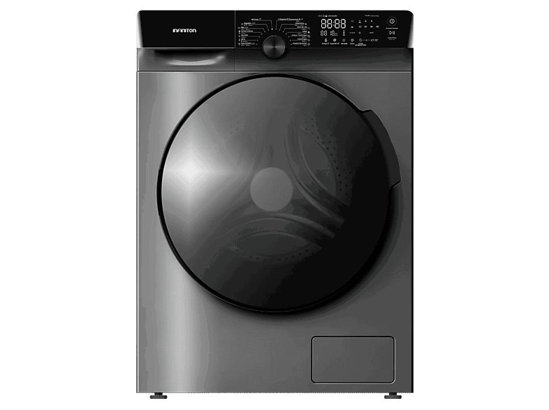 Infiniton WSD-K0A7D5DK, 10 kg/7 kg, 1500 rpm, Función Vapor Care, Inverter, Lavado en Frío, Dark Inox