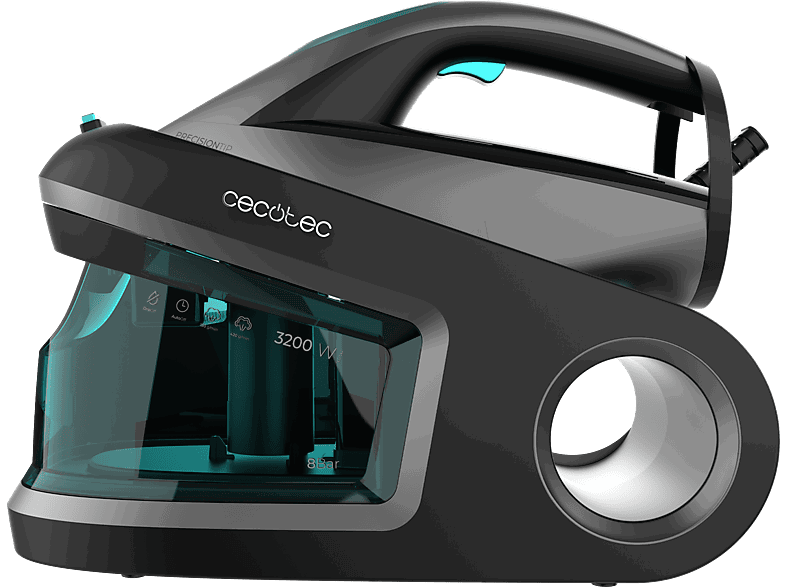 Cecotec IronHero 3200 Station, W, 420 g/min, 8 bar, Cerámica, Bomba automática, Autolimpieza, Filtro antical, Negro
