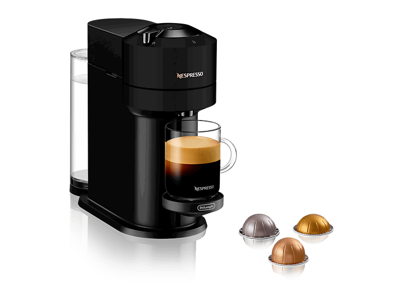 De'Longhi Nespresso® Vertuo Next ENV120.BM, 1500W, 1.1 l, Calentamiento 30s, Tecnología Centrifusión™, Bluetooth, Apagado auto
