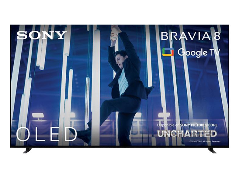 Sony Bravia 8, 4K HDR, Google Smart 2024, Gaming PS5, IMAX Enhanced, Dolby Atmos/Vision, Chromecast, Apple Airplay, 120Hz, 55XR80