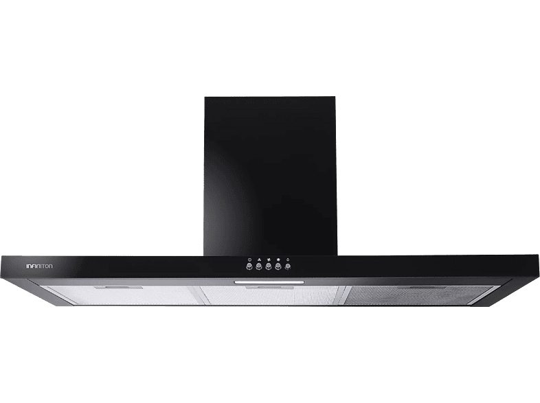 Infiniton CMPT-TSH9B63N, 3 Niveles de Potencia, 400 m³/h, 89.8 cm Ancho, T-Invertida, Negro