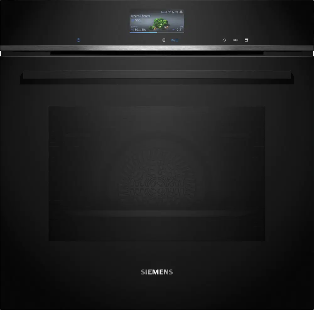 Siemens HS736G3B1, Multifunción, Limpieza Hidrolítica, 71 l, Cocción 100 % Plus, App Home Connect, 60 cm, Negro