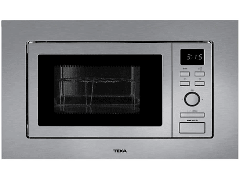Teka MWE202 FI, Integrable, Con grill, 800 W, 5 niveles de potencia, 20 l, Plata