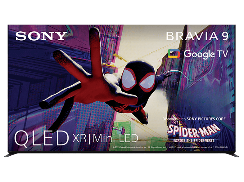 Sony Bravia 9, XR Mini LED, 4K HDR, Google Smart 2024, Gaming PS5, IMAX, Dolby Atmos/Vision, Chromecast, Airplay, 120Hz, 75XR90