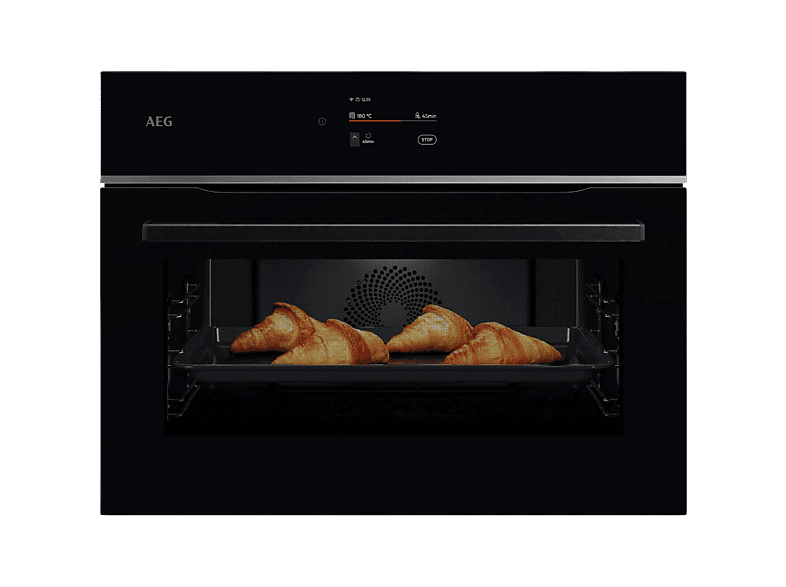 AEG TA7PK721B, Multifunción, Pirolítico, 45 l, Cocción asistida, 60 cm, Negro