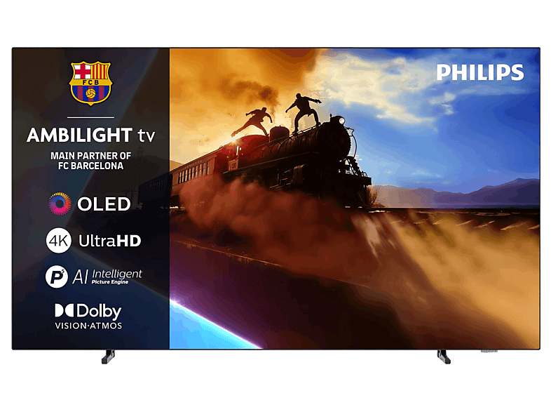 Philips Ambilight 77OLED770/12, UHD 4K, P5, Smart TV, Dolby Atmos; DTS:X, Negro