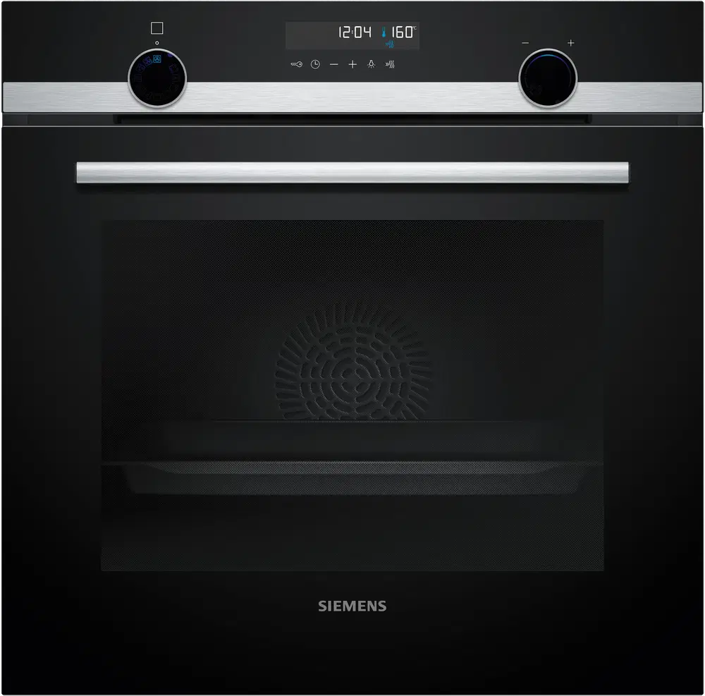 Siemens HB578GES3, Serie IQ500, Multifunción, Pirolítico e hidrolítico, 71 l, Humid Clean, PerfectCooking 3D, 60 cm, Negro