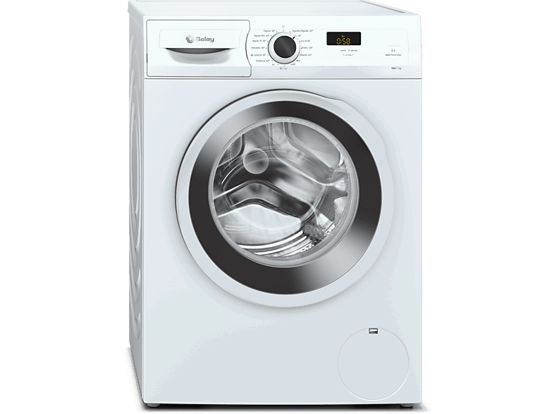 Balay 3TS273BA, 7 kg, 1.200 rpm, 8 programas, AquaControl, Tambor VarioSoft, Blanco
