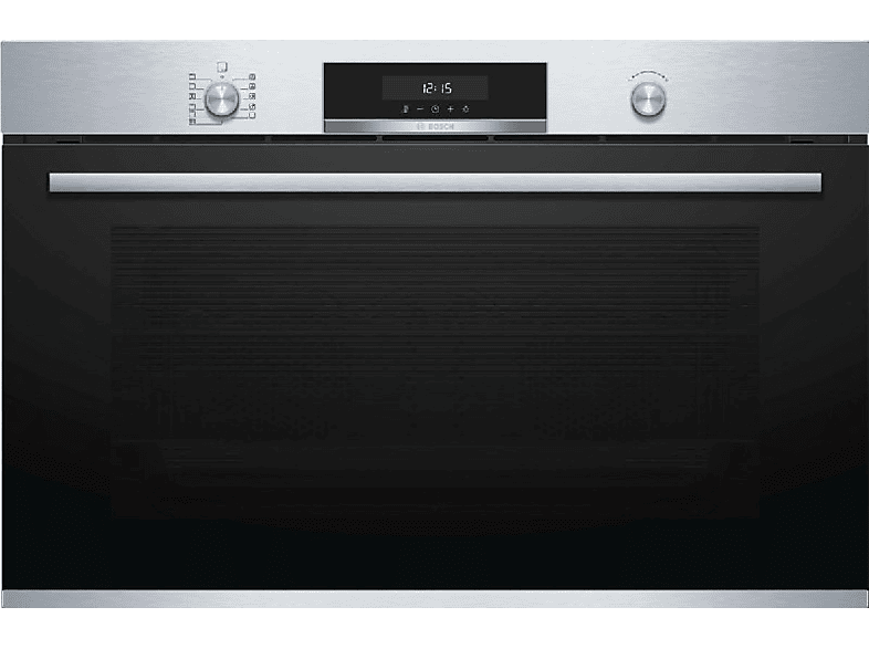 Bosch Serie 6 VBD5780S0, Multifunción, 112L, 90cm, 10 funciones, LCD, Clase A+, Pirolítico, Negro