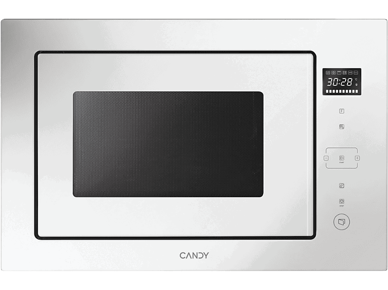 Candy CA38MWN7NW, Grill de 1100 W, 8 niveles, 28 l, Blanco