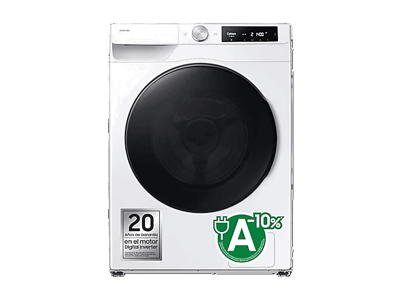 Samsung WD90DG6B85BEU3, 9 kg, 6 Autodosificación, AI Wash, EcoBubble™, Blanco