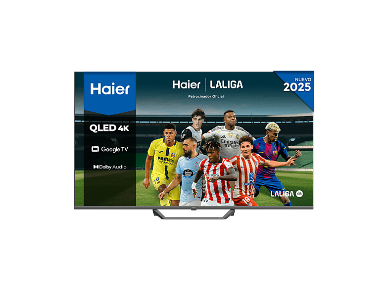 Haier S80F Series H65S80FUX, Smart (Google TV), HDR 4K, Gaming 120 Hz, Dolby Audio y Vision, Dbx-tv, Negro