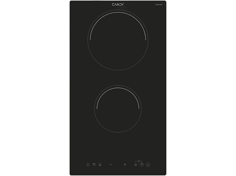 Candy CID 30/1, 2 Zonas , Ancho especial 18 cm, Negro