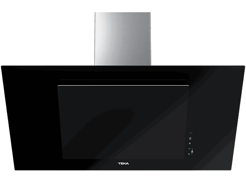 Teka DVT 98660 TBS, 3 Velocidades + intensiva, 584 m³/h, 90 cm, Negro
