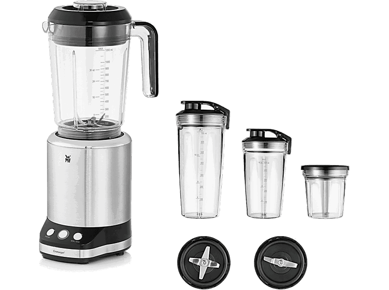 WMF Kult X, 1.2L, 900W, Multifunción, Plata