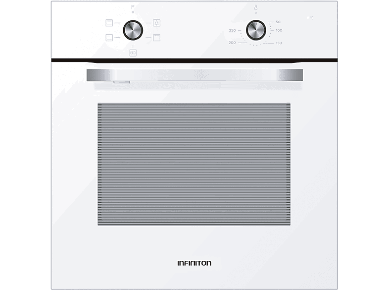 Infiniton WF470, Multifunción, 70 l, 59.5 cm, Radiación, Doble acristalamiento, Blanco