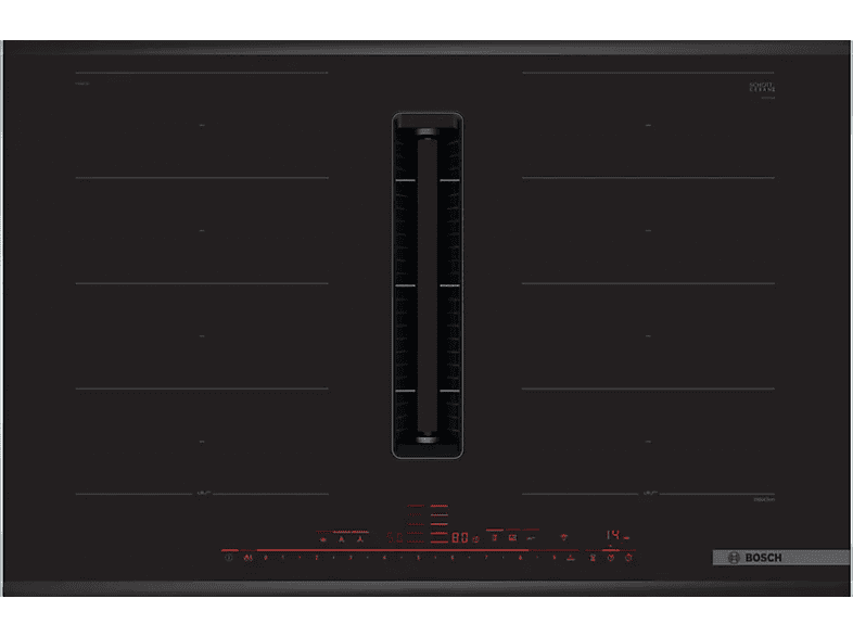 Bosch PXX875D67E, 4 zonas, 80 cm, Negro