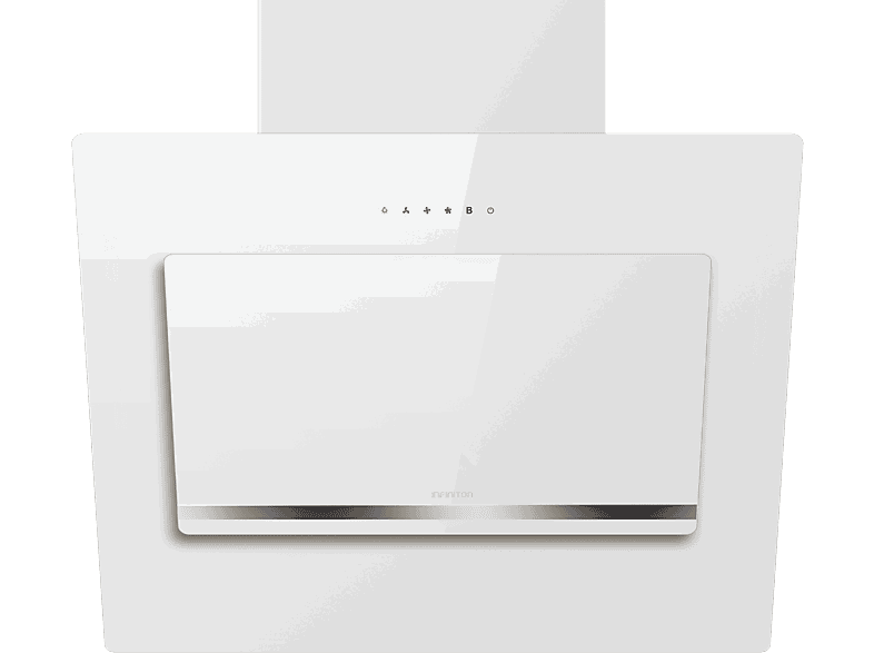 Infiniton CMPTRAL-81W, 3 Niveles Succión, 800 m³/h, Ancho 80 cm, 2 LED, Crystal White