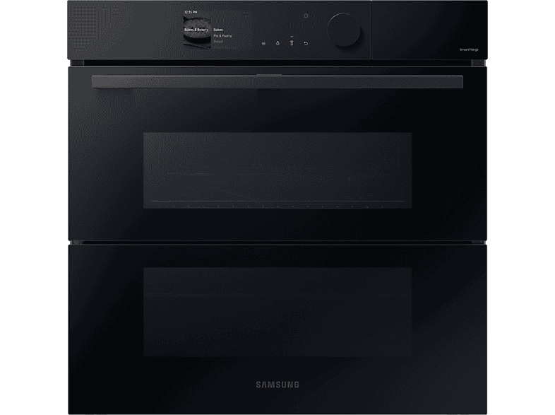 Samsung NV7B6795JAK/U1 Dual Cook Steam™, Multifunción, Pirolítico, 76 l, 59.5 cm, WiFi, Puerta Fléxible, Negro