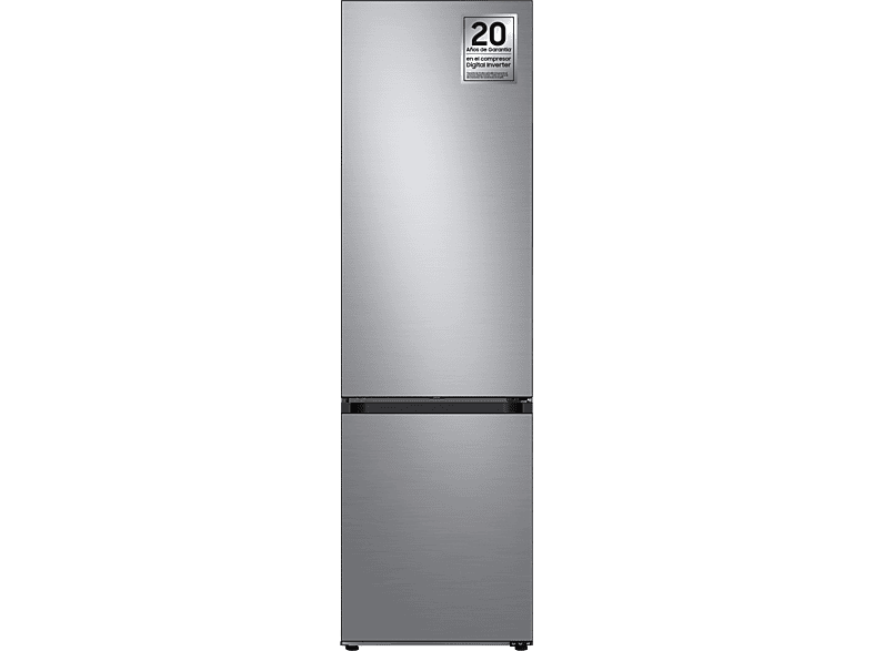 Samsung BESPOKE Smart RB38C7B6BS9/EF, No Frost, 203cm, 387l, Twin Cooling Plus, Metal Cooling, WiFi, Inox