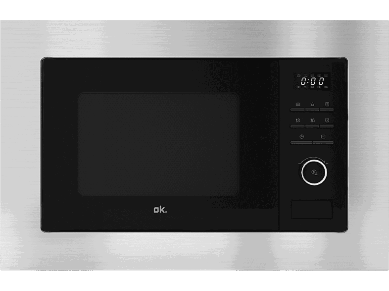 ok. OMWG 2022-31 BI DM, 800 W, 5 niveles de potencia, 20 l, Con Grill, Gris y Negro