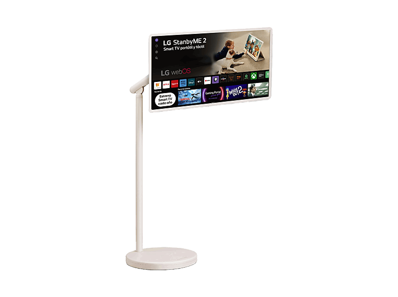 LG StanbyMe 27LX6TDGA, QHD, Procesador Inteligente α8 con IA, Smart TV, Beige