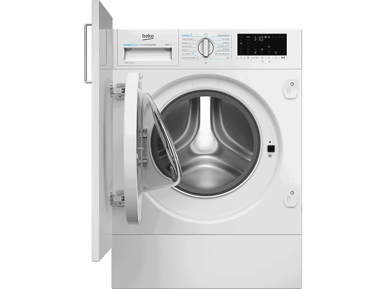 Beko B3WBT48435WB, 8 kg, 1400 RPM, Energy Spin, 15 Programas, Motor Pro Smart, Blanco