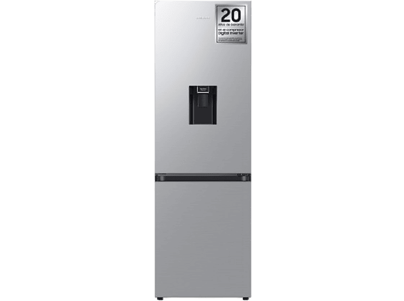 Samsung Smart RB34C632DSA/EF, No Frost, 185.3cm, 341l, All Around Cooling, Dispensador de agua, WiFi, Inox