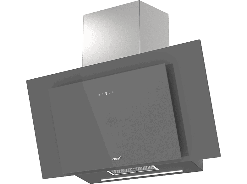 Cata THALASSA PRO 900GGR, 6 Niveles de Extracción, 842 m³/h, 90 cm Ancho, Tira LED, Temporizador, Gris