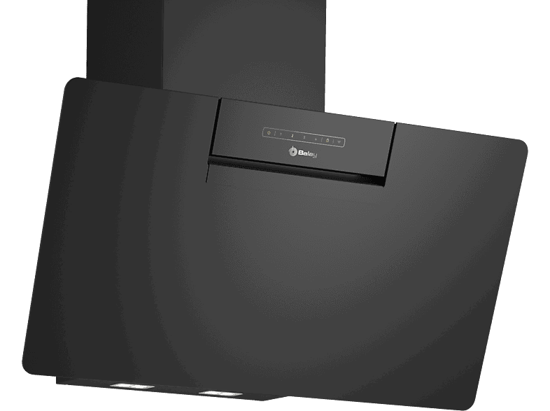 Balay 3BC587GNH, Serie cristal, 3 velocidades, 768 m³/h, Extra Silencio, Función eliminación total de humos, 80 cm, negro