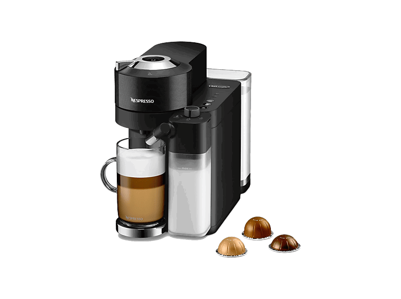 De'Longhi Nespresso® Vertuo Lattissima ENV300.B, 1500 W, 1.6 l, Depósito leche, Calentamiento 30s, Negro