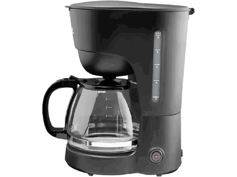 ok. OCM 7521 B, 750 W, 1.25 l, Capacidad 8 tazas, Función mantenimiento caliente, Negro