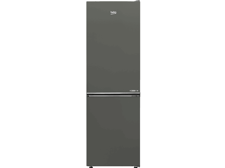 Beko B5RCNE365HG, No Frost, Altura 186.5 cm, 366L, Tecnología HarvestFresh, Gris Manhattan