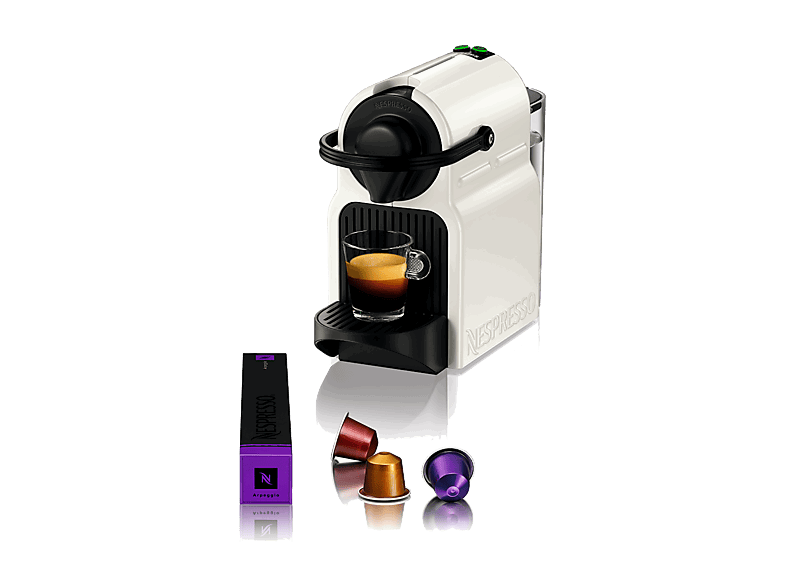 Nespresso® Krups INISSIA XN1001, 1260 W, 19 Bar, 0.7 L, Calentamiento en 25 s, Apagado automático, Blanco