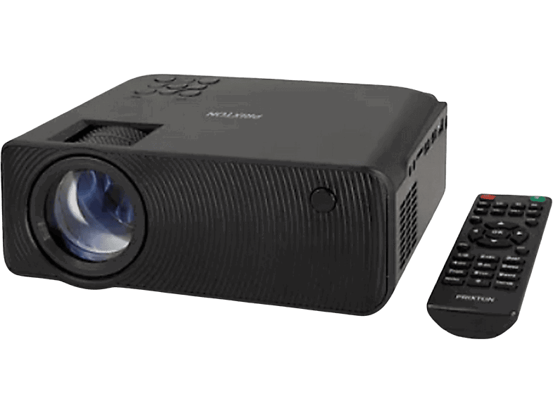 Prixton Cinema Deluxe, 7.000 lúmenes, Conexión HDMI, Full HD, WiFi, Pantalla LCD 4.41", Negro