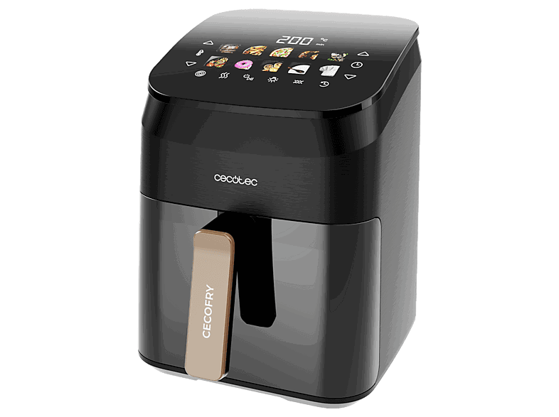 cecotec Cecofry&Grill Smokin' 4500, 1900 W, Capacidad 4.5l, Negro