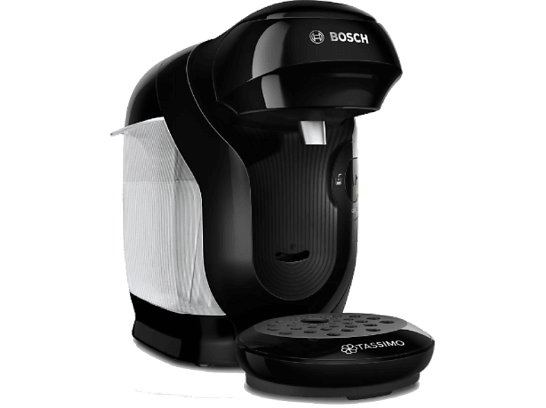 Bosch Tassimo Style TAS112E, 3.3 bar, 0.7 l, 1.400 W, Intellibrew, Tamaño Compacto, Sostenible, Negro