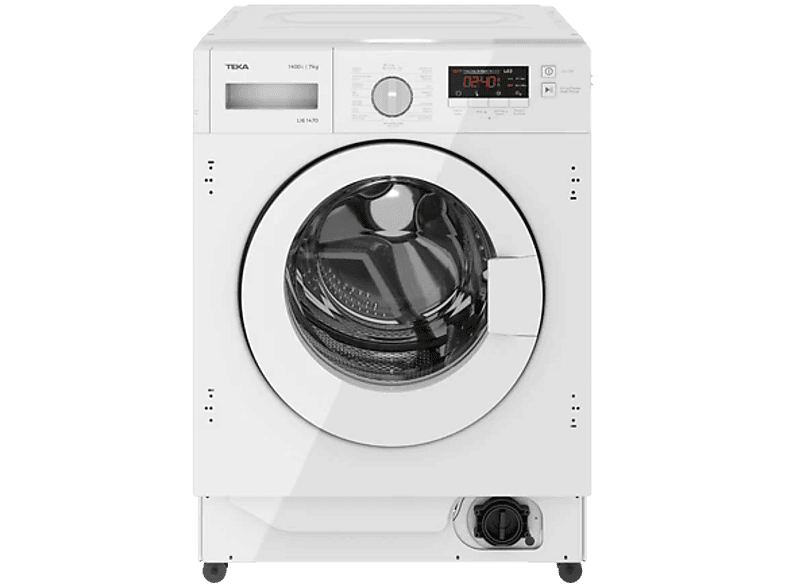 Teka LI6 1471, 7 kg, 1400 rpm, 16 Programas, Inverter, Programación Diferida, Sin panelar