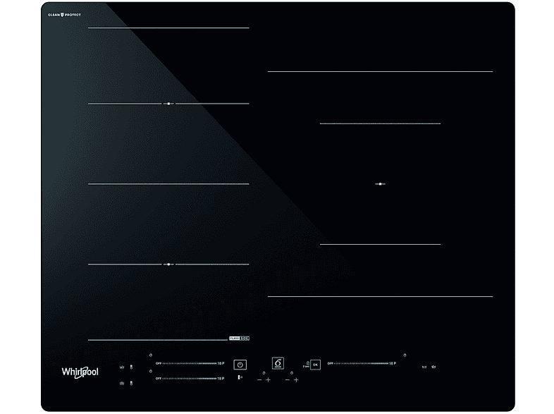 Whirlpool WF S9860 CPNE, 3 zonas, 28 cm, 59 Chefcontrol, CleanProtect, FlexiSide, Negro