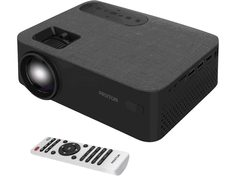 Prixton Lumière, Full HD 1080p, 5000 lúmenes, 30” y 150”, Imagen vertical de +/- 15 grados, Negro