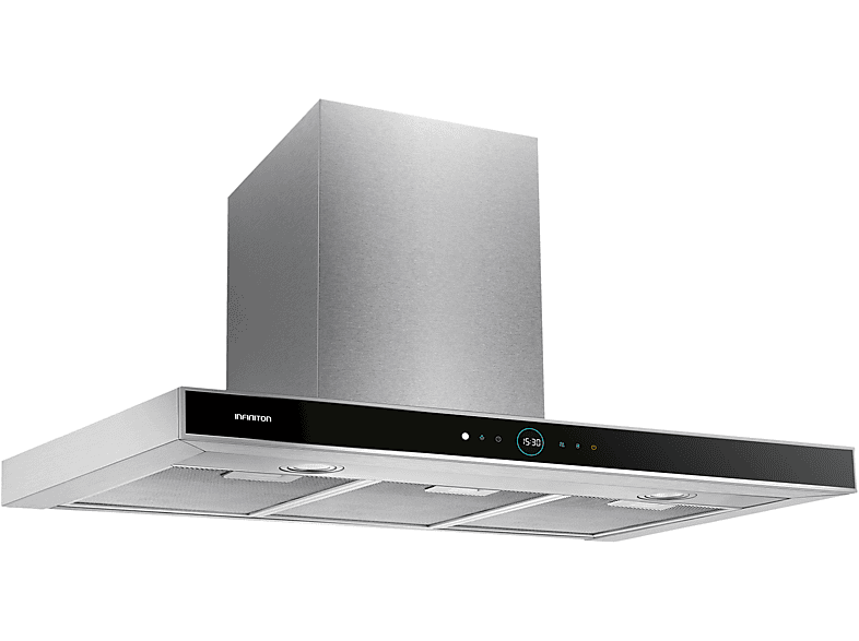 Infiniton CMPT-CLR60S, 60 cm, 800 m3/h, 250 W, 63 dB, Clase A, 4 velocidades, Luces LED, Inox