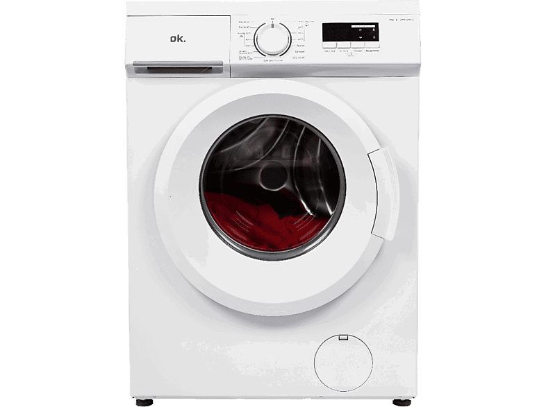 ok. OWM 6143 D, 6 kg, 1000 rpm, 15 Programas, Blanco